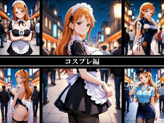 《密着誘惑コスプレ》 〜ナミの淫らな四変化500枚〜 サンプル2ページ目