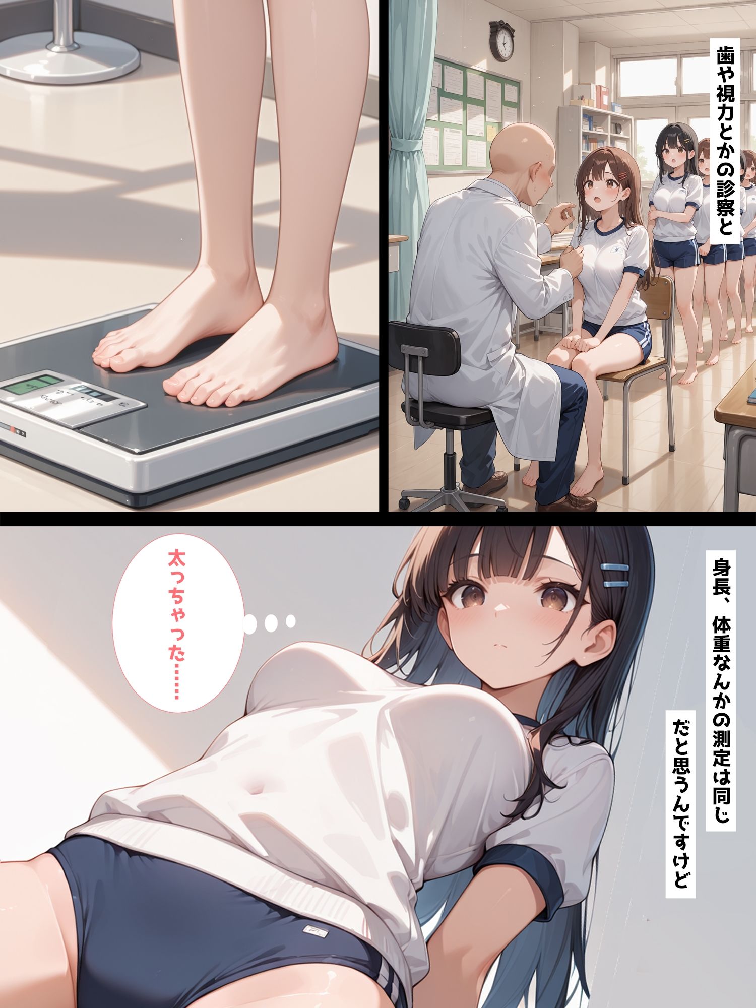 性教育学園X やりまくり！健康診断編1 vol.48【セリフ入有】 サンプル3ページ目