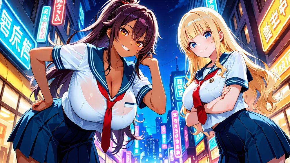 隣に引っ越した爆乳ギャル姉妹が童貞誘惑種付け【4K】 サンプル2ページ目