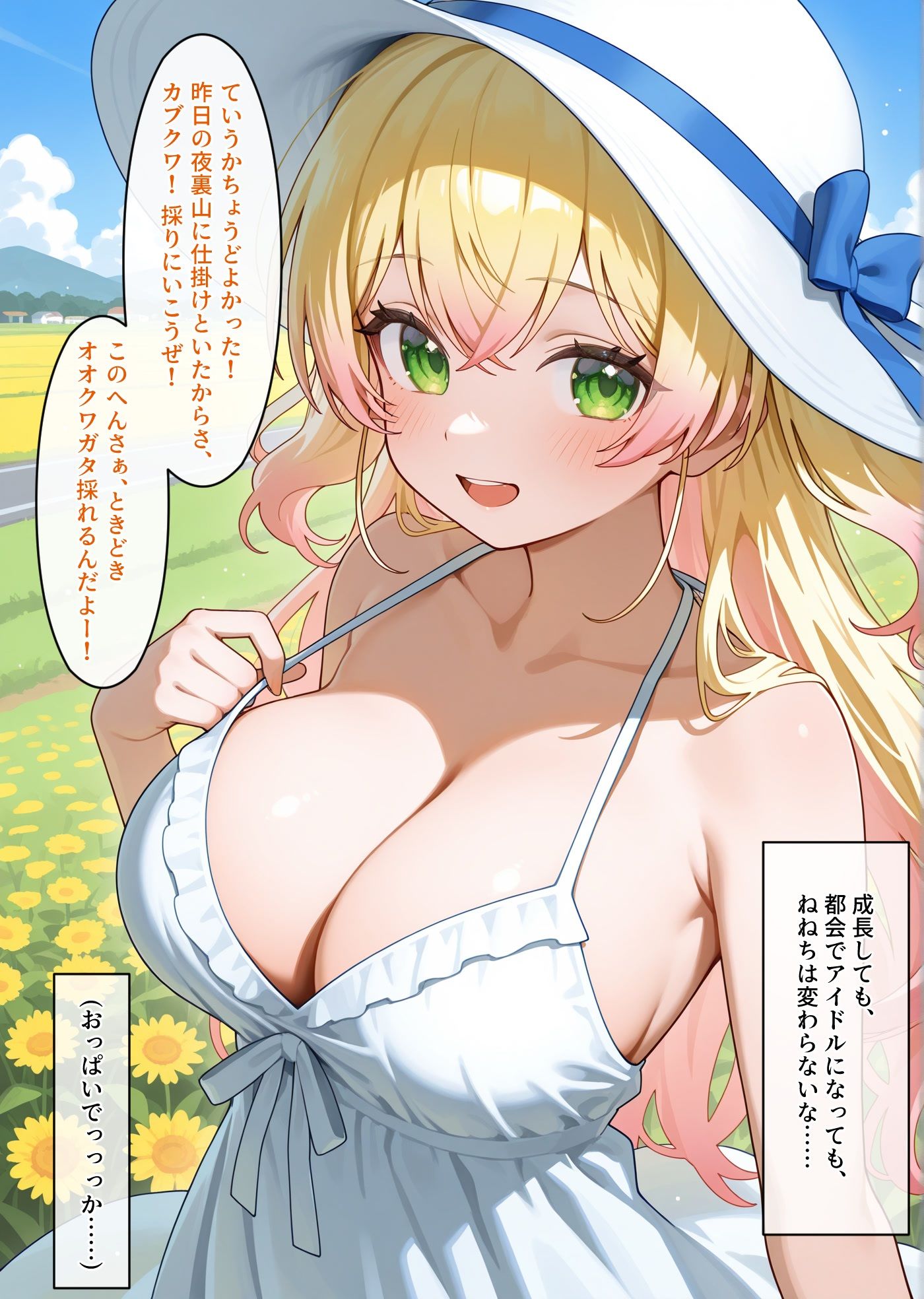 田舎でねねちと一夏のヒミツ サンプル1ページ目