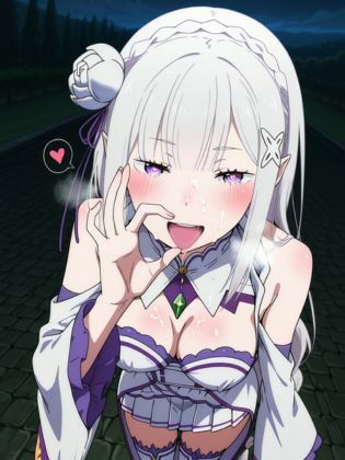 エミリア/ emilia - デフォルト衣装/ Default サンプル3ページ目