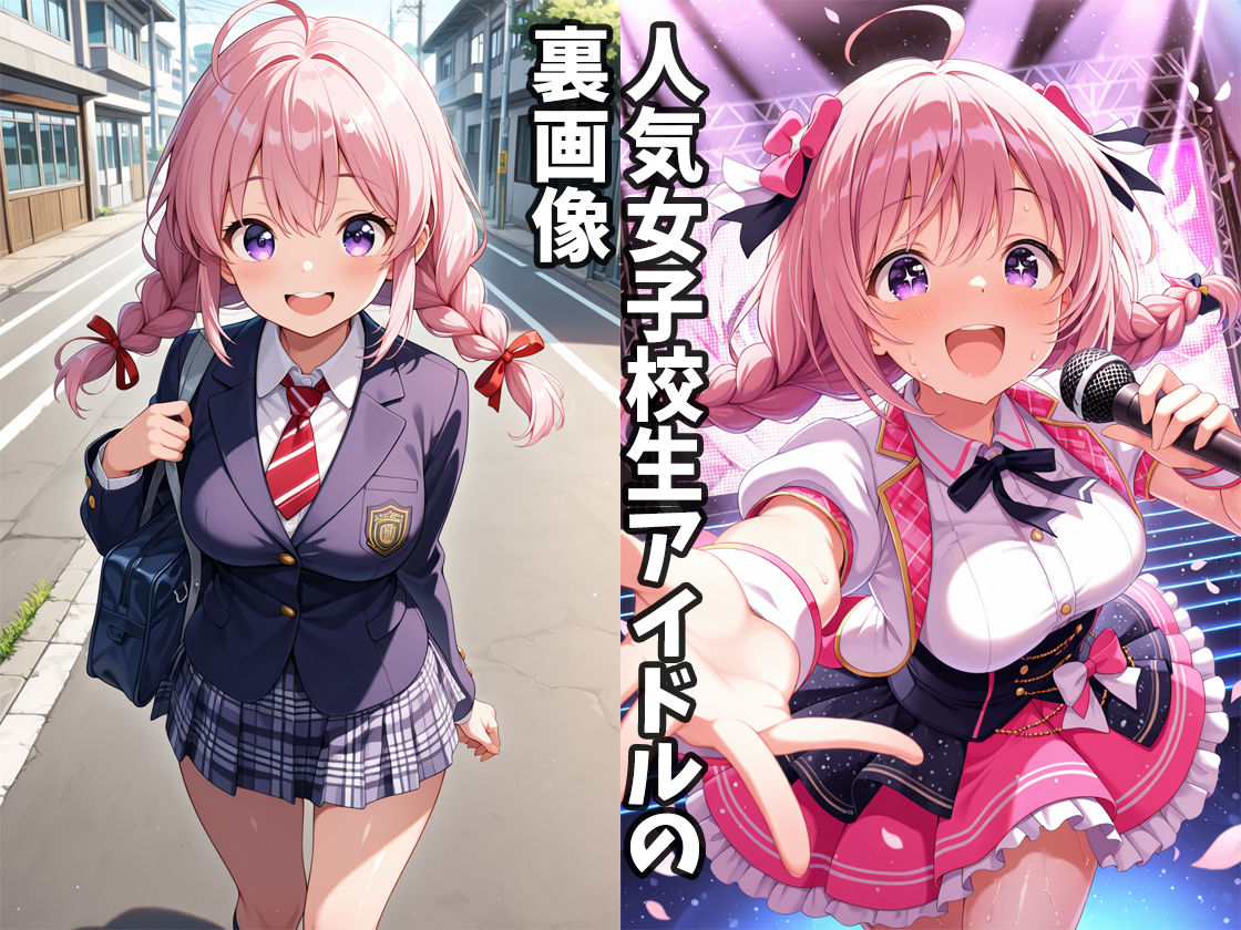 女子校生アイドルの大胆裏画像が大流出！〜小鳥遊ひな編〜 サンプル1ページ目
