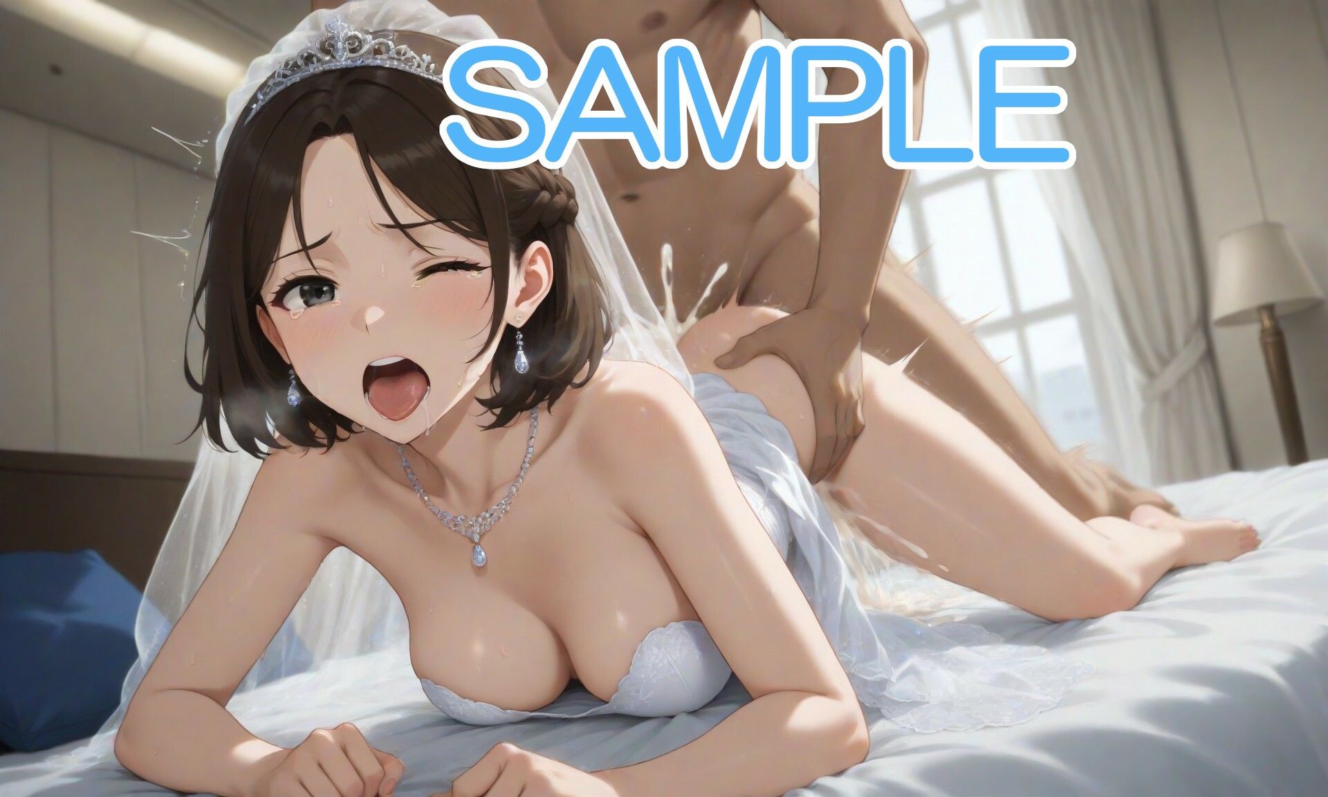 ウェディングドレスな女の子と結婚式で・・・ サンプル3ページ目