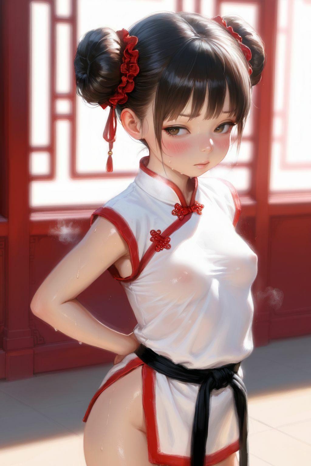 姉弟子と性修行！？中国拳法道場 サンプル1ページ目