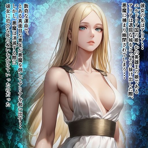 姫は熱い白濁液を体内に注がれる サンプル1ページ目