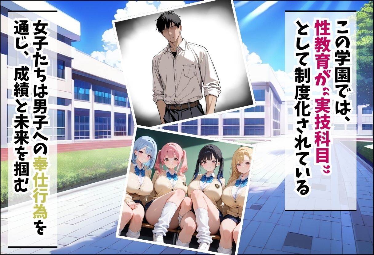 成績はセックス次第！性技で評価される性教育学園〜教室・プールの実技編〜 サンプル2ページ目