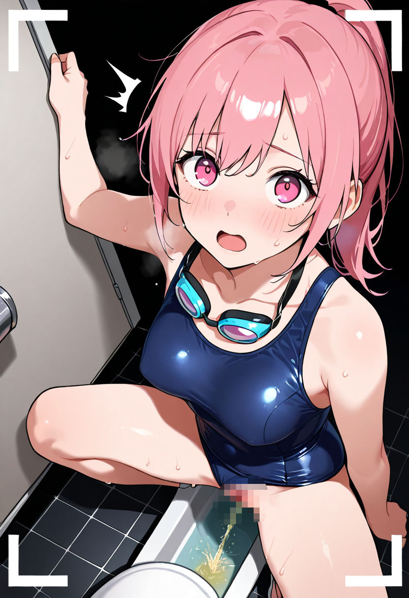 おしっこ盗撮イラスト集 サンプル4ページ目