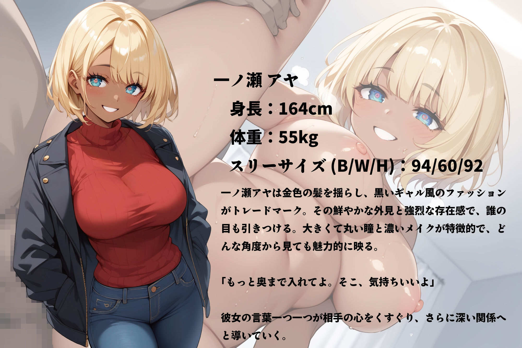 レンタルした黒ギャル彼女がめっちゃエロかった話 サンプル1ページ目