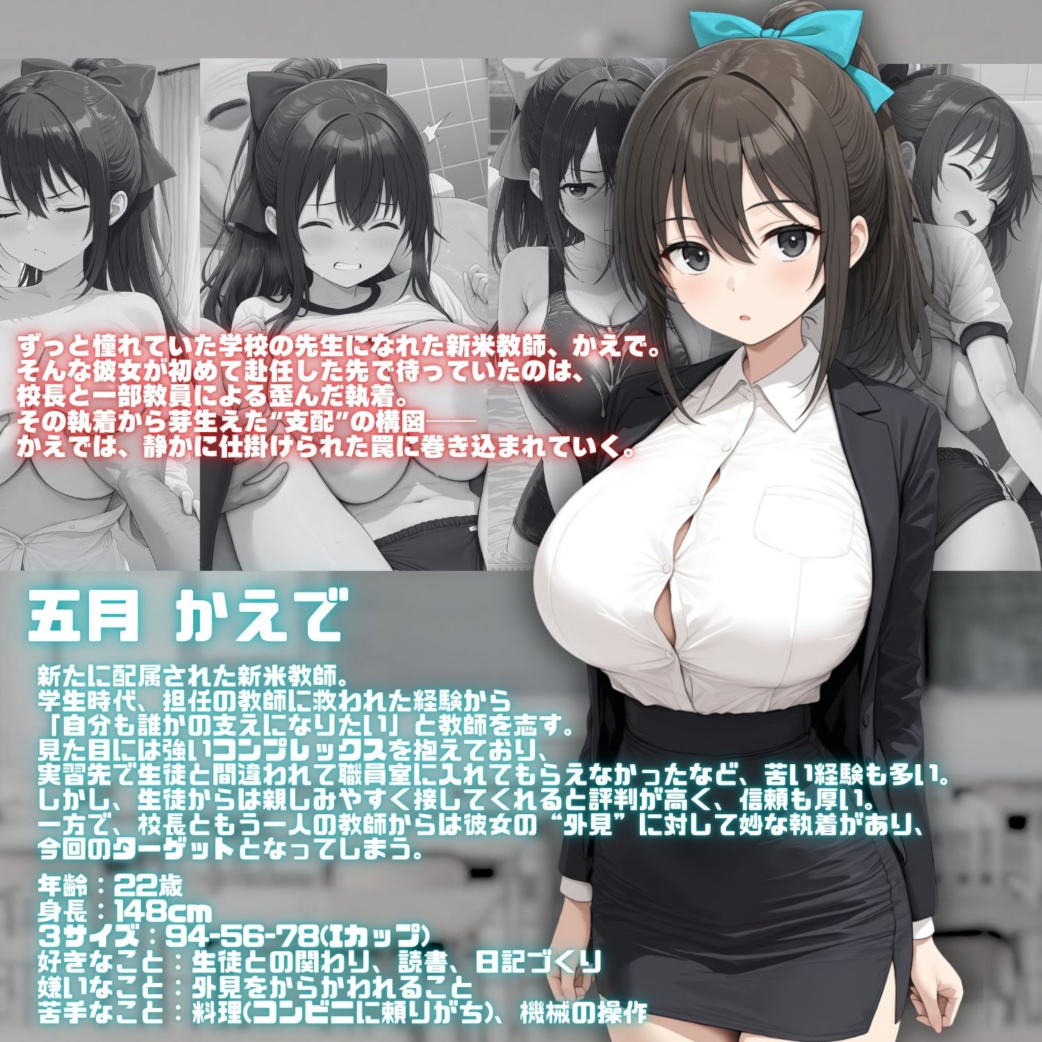 かえで先生の憂鬱教師生活 サンプル1ページ目