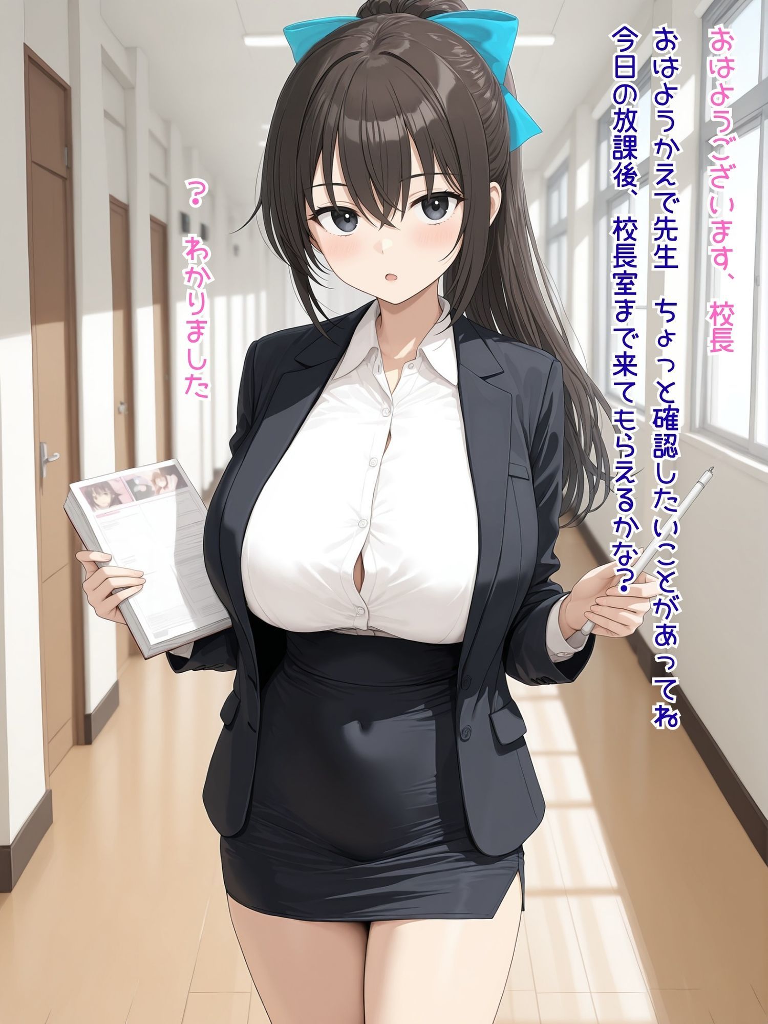 かえで先生の憂鬱教師生活 サンプル3ページ目