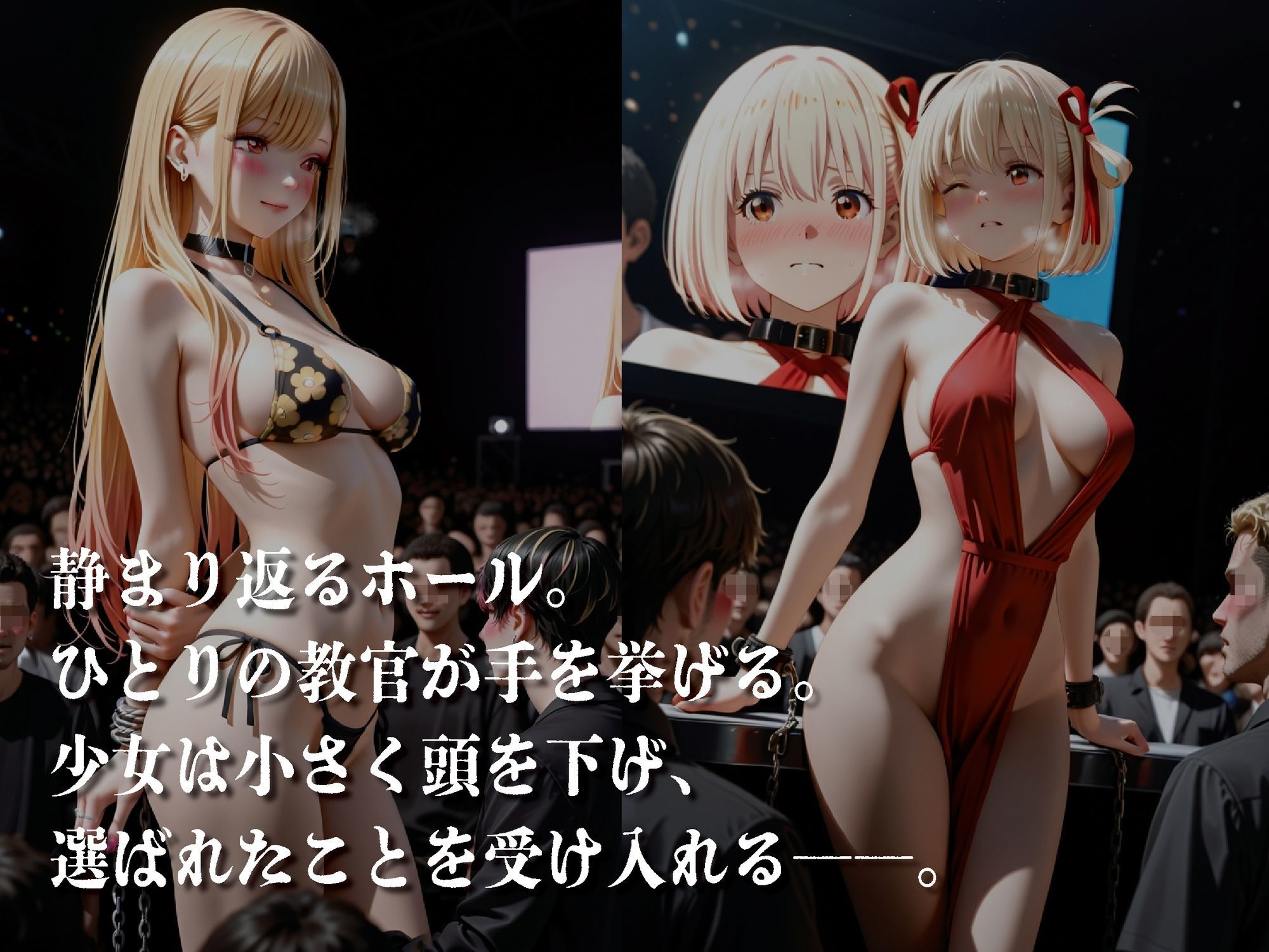 仮想オークション ―制御される少女―【豪華CG500枚収録】 サンプル1ページ目