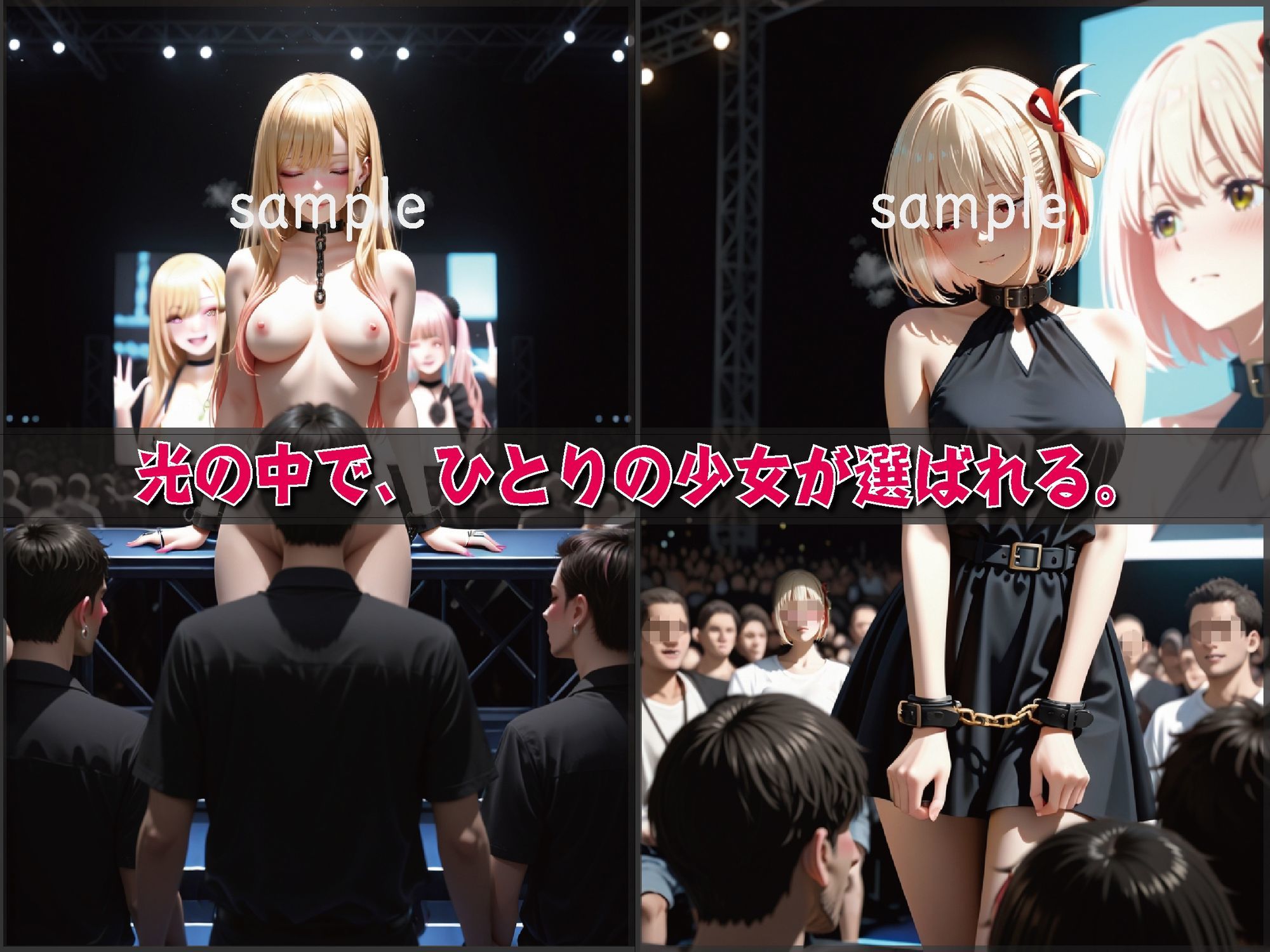 仮想オークション ―制御される少女―【豪華CG500枚収録】 サンプル3ページ目