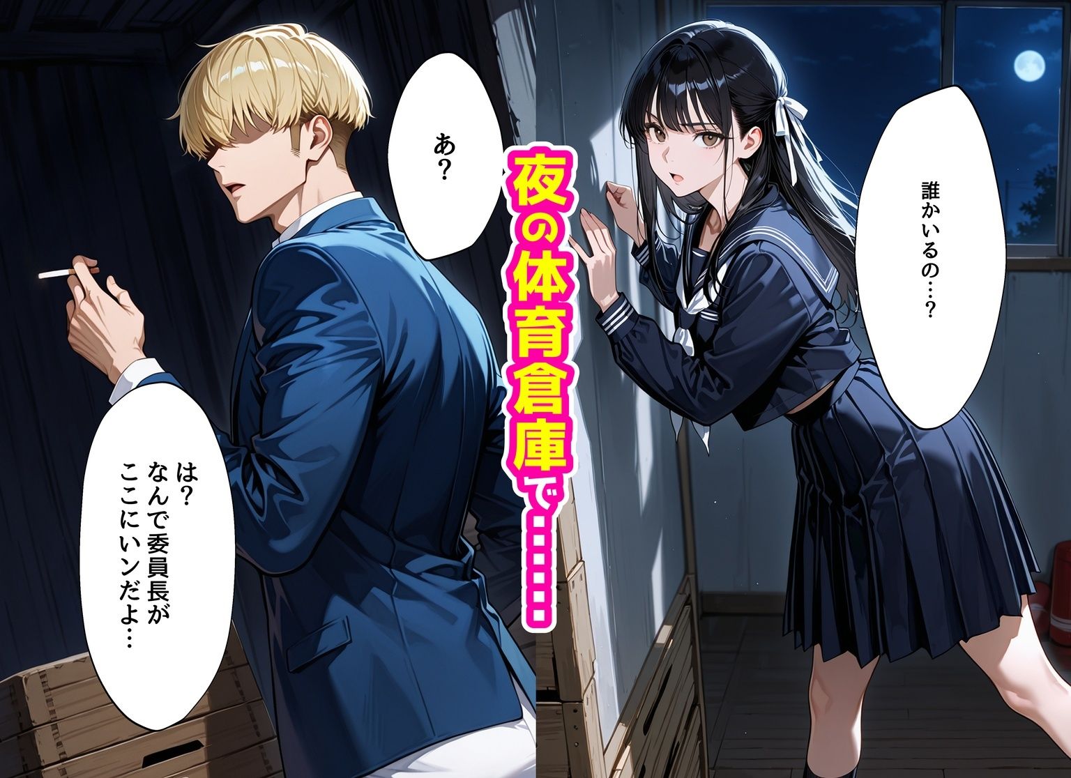 オナニーが日課の風紀委員長、エッチの気持ち良さを知る。 サンプル4ページ目