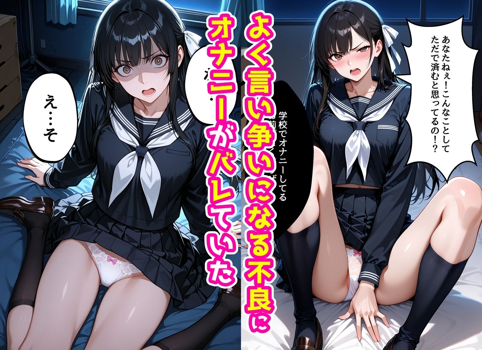 オナニーが日課の風紀委員長、エッチの気持ち良さを知る。 サンプル5ページ目