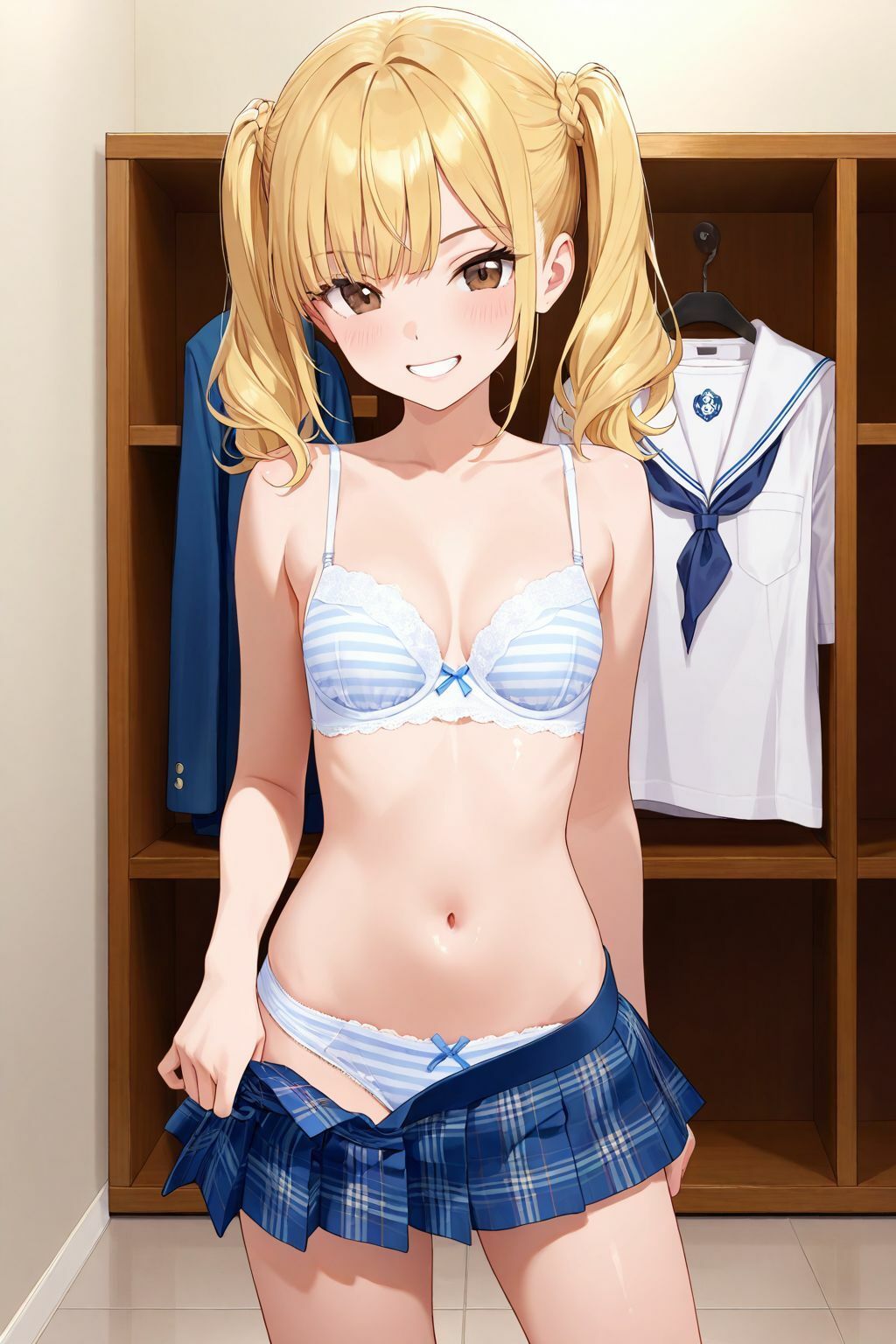 潜入女子更衣室  JK生着替え中 Vol.3 サンプル9ページ目