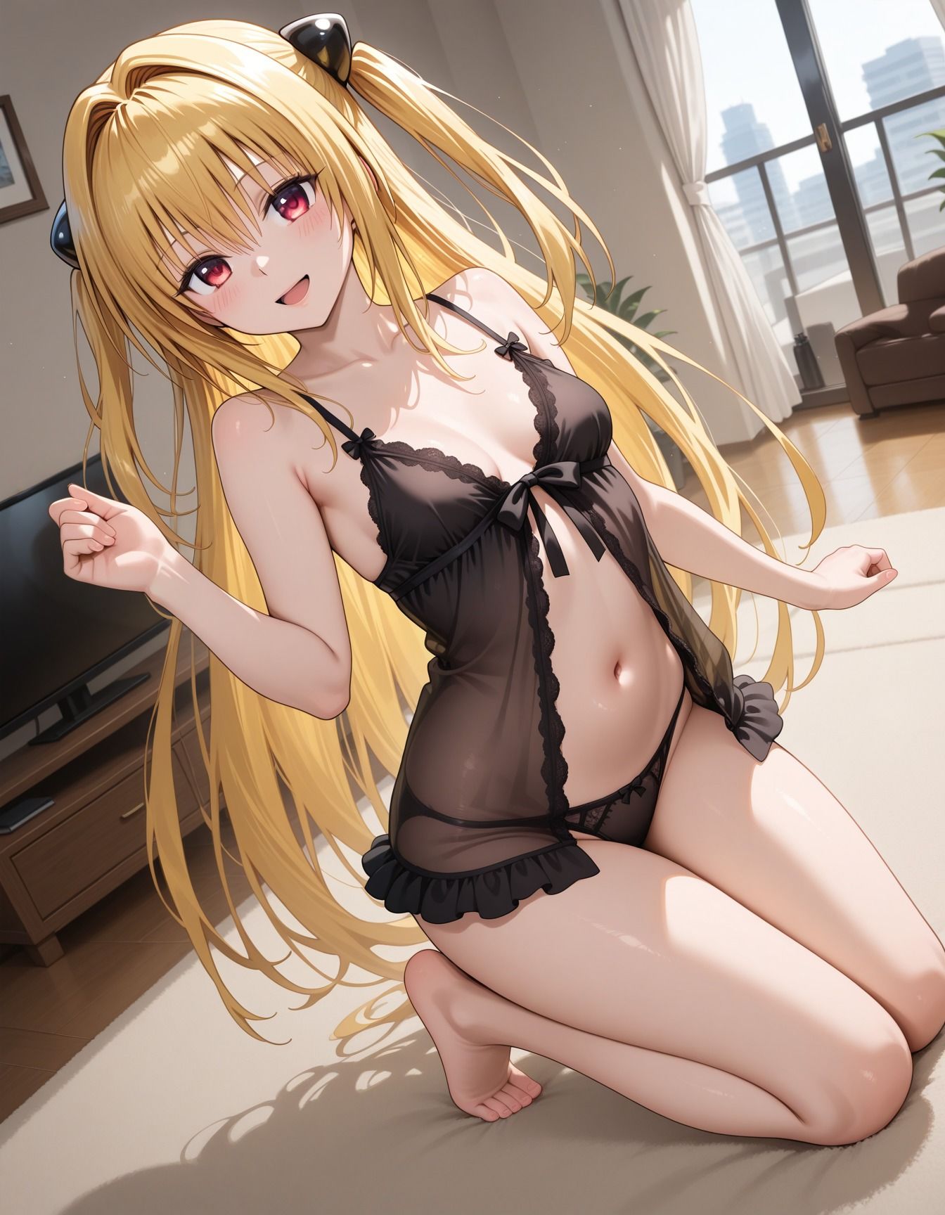 キモ男に襲われ犯●れた金髪少女 サンプル1ページ目
