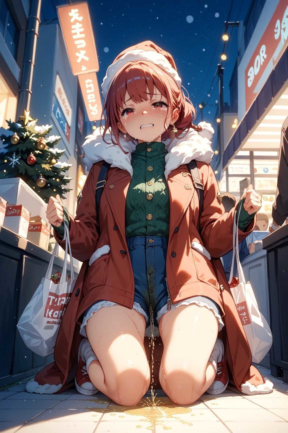 そわそわティータイム『クリスマス・テイスト・おもらしコレクション 2025年12月』 サンプル3ページ目