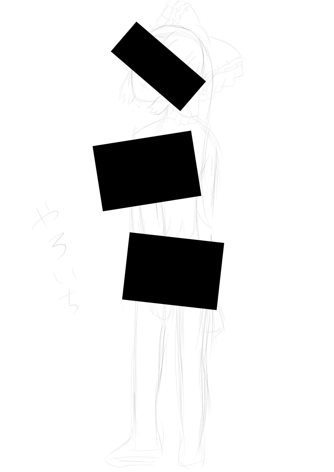 霊夢ちゃんのえっちなラフイラスト集vol.2 サンプル1ページ目