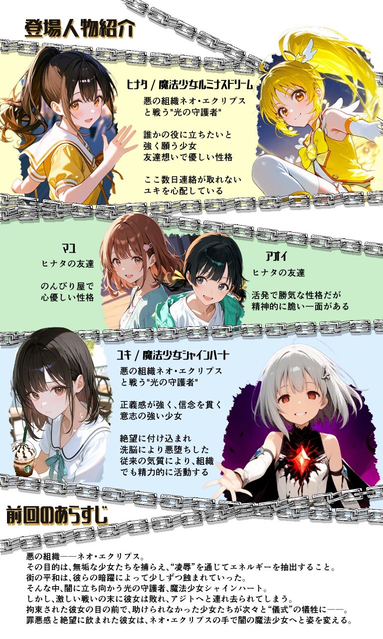 魔法少女ルミナスドリーム 完全敗北 -戦友ノ罠ニ堕チル- サンプル1ページ目