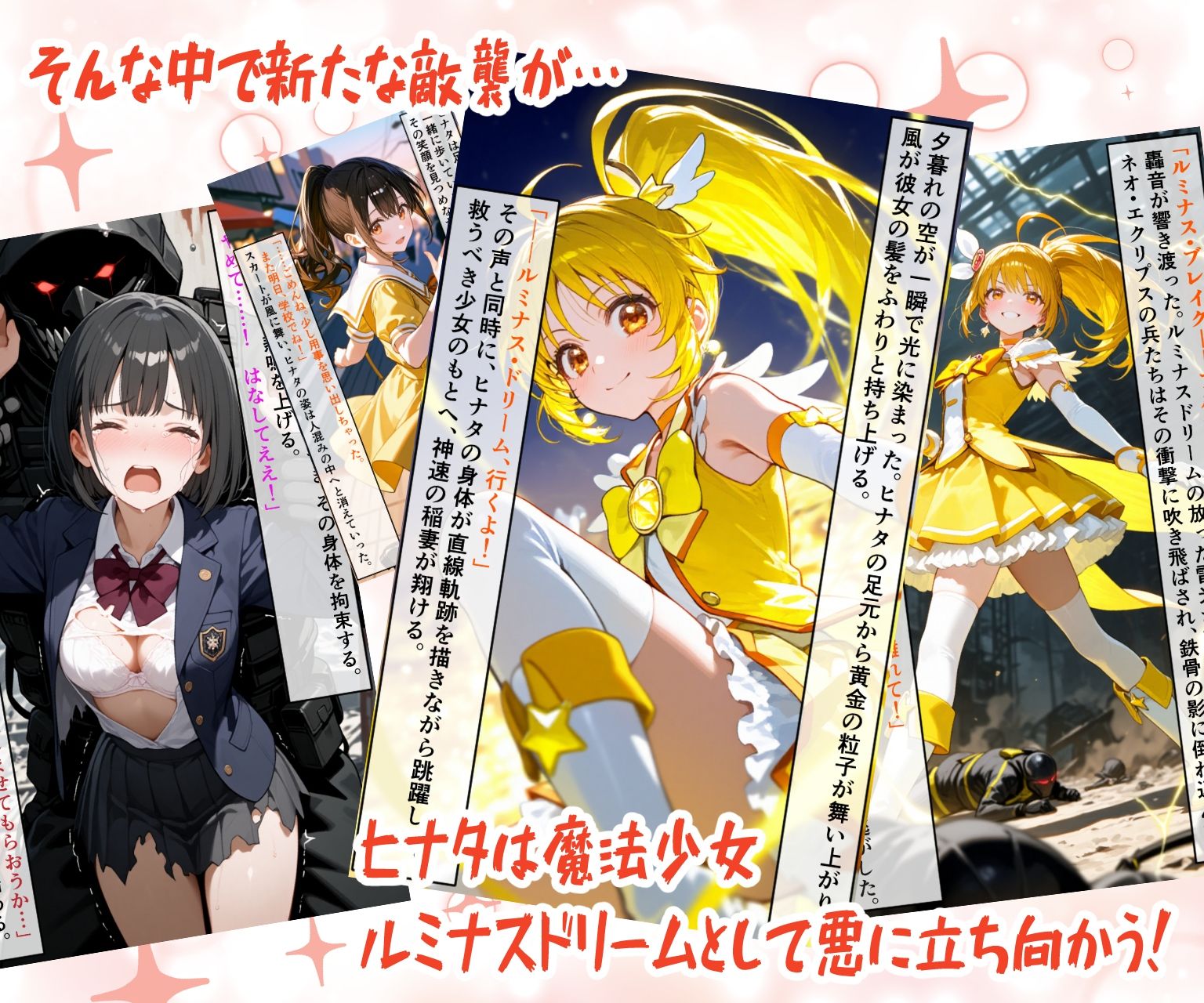 魔法少女ルミナスドリーム 完全敗北 -戦友ノ罠ニ堕チル- サンプル3ページ目