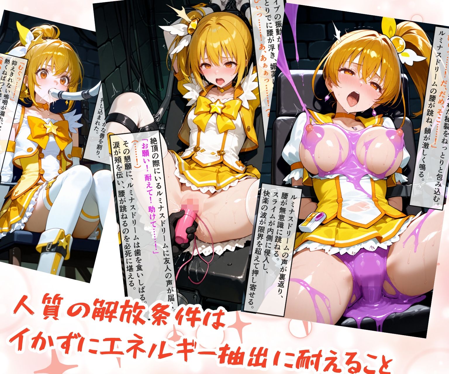 魔法少女ルミナスドリーム 完全敗北 -戦友ノ罠ニ堕チル- サンプル5ページ目
