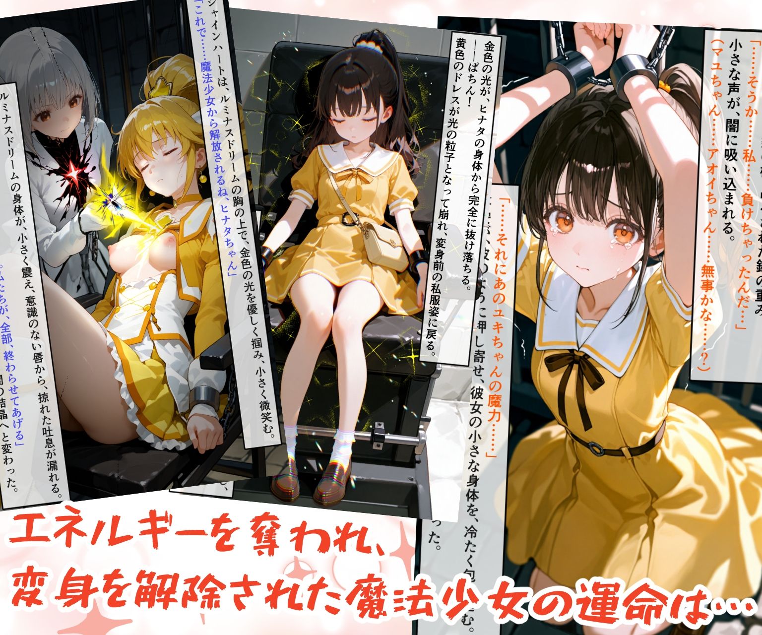 魔法少女ルミナスドリーム 完全敗北 -戦友ノ罠ニ堕チル- サンプル8ページ目