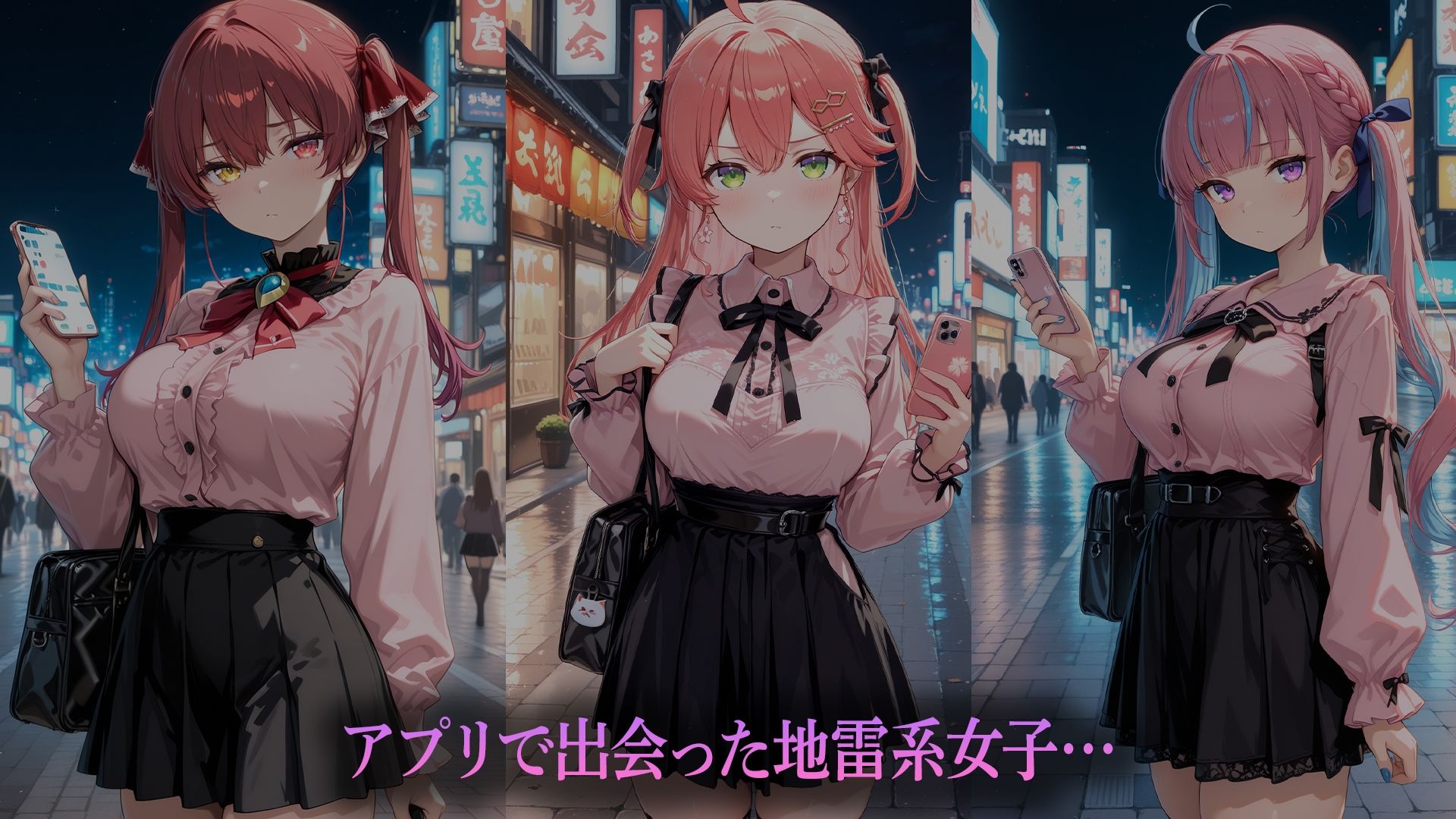 アプリで出会った地雷系（はーと）〜そのままホテルに連れ込んで〜   （ホ●ライブバージョン） サンプル1ページ目