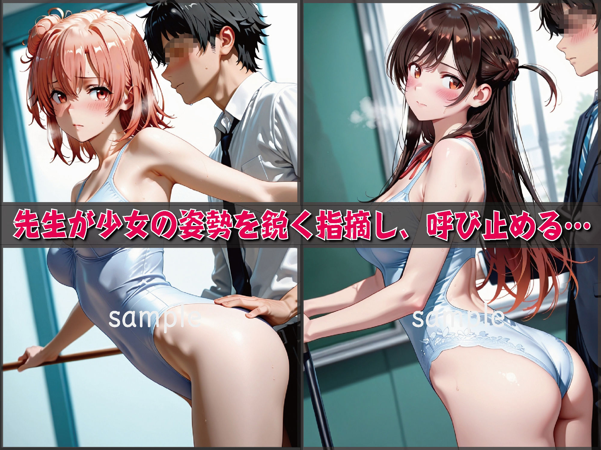 バレエ教室 ―支配と羞恥のレッスン―【豪華CG500枚収録】 サンプル4ページ目