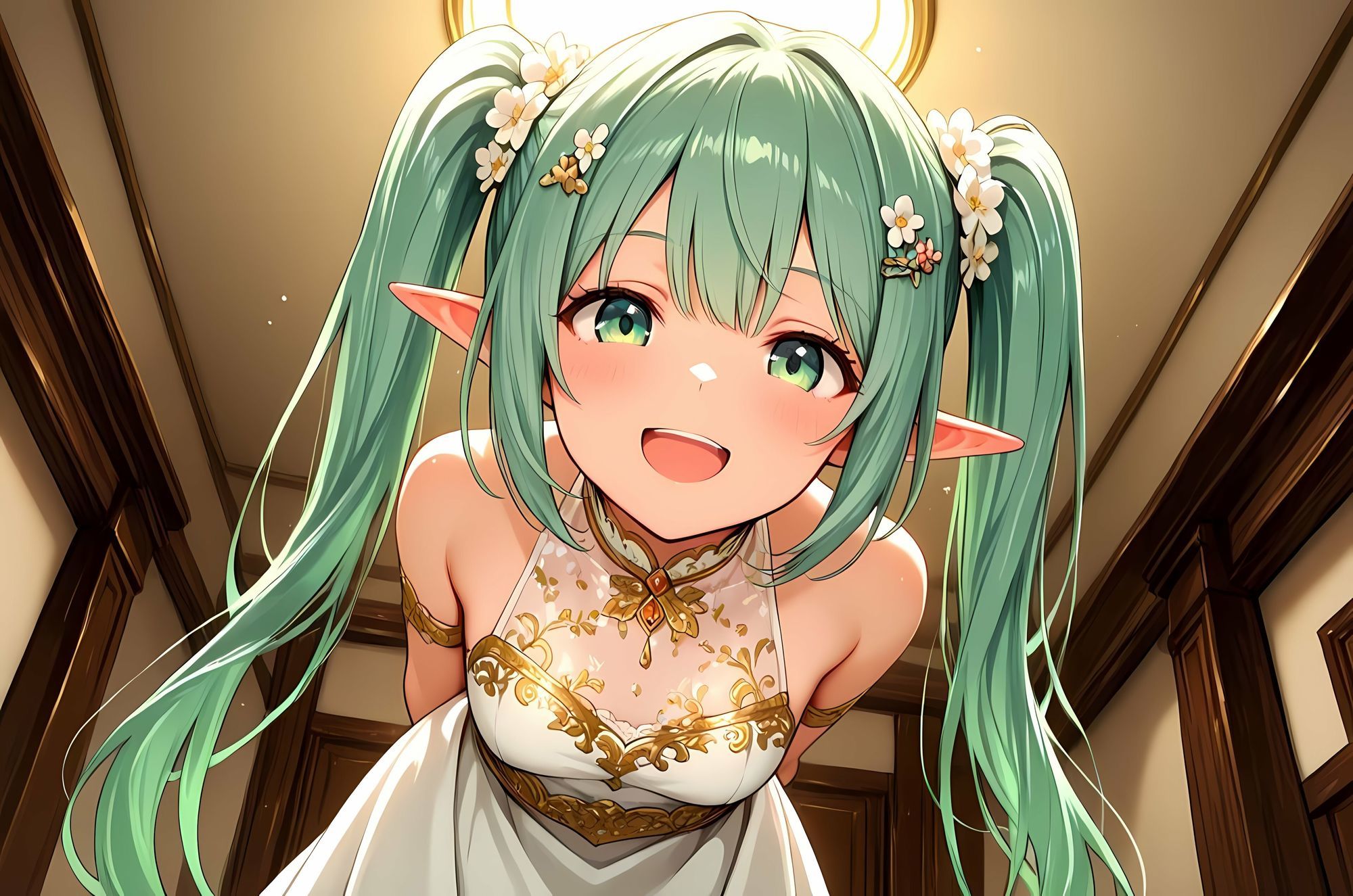 拾ったエルフがいつの間にか俺好みのエロ妻に成長していたお話 Part5 おうちエッチ編 サンプル1ページ目