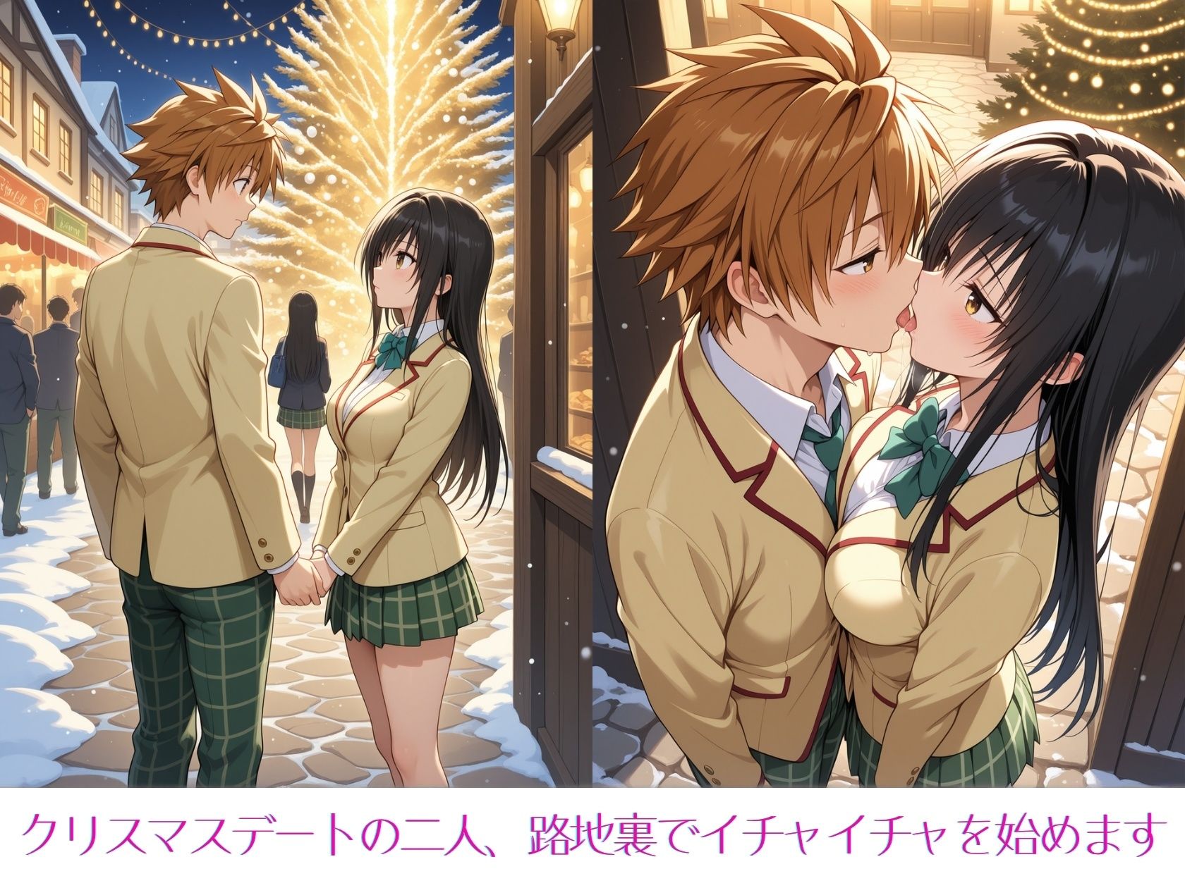 風紀委員とのクリスマス サンプル1ページ目