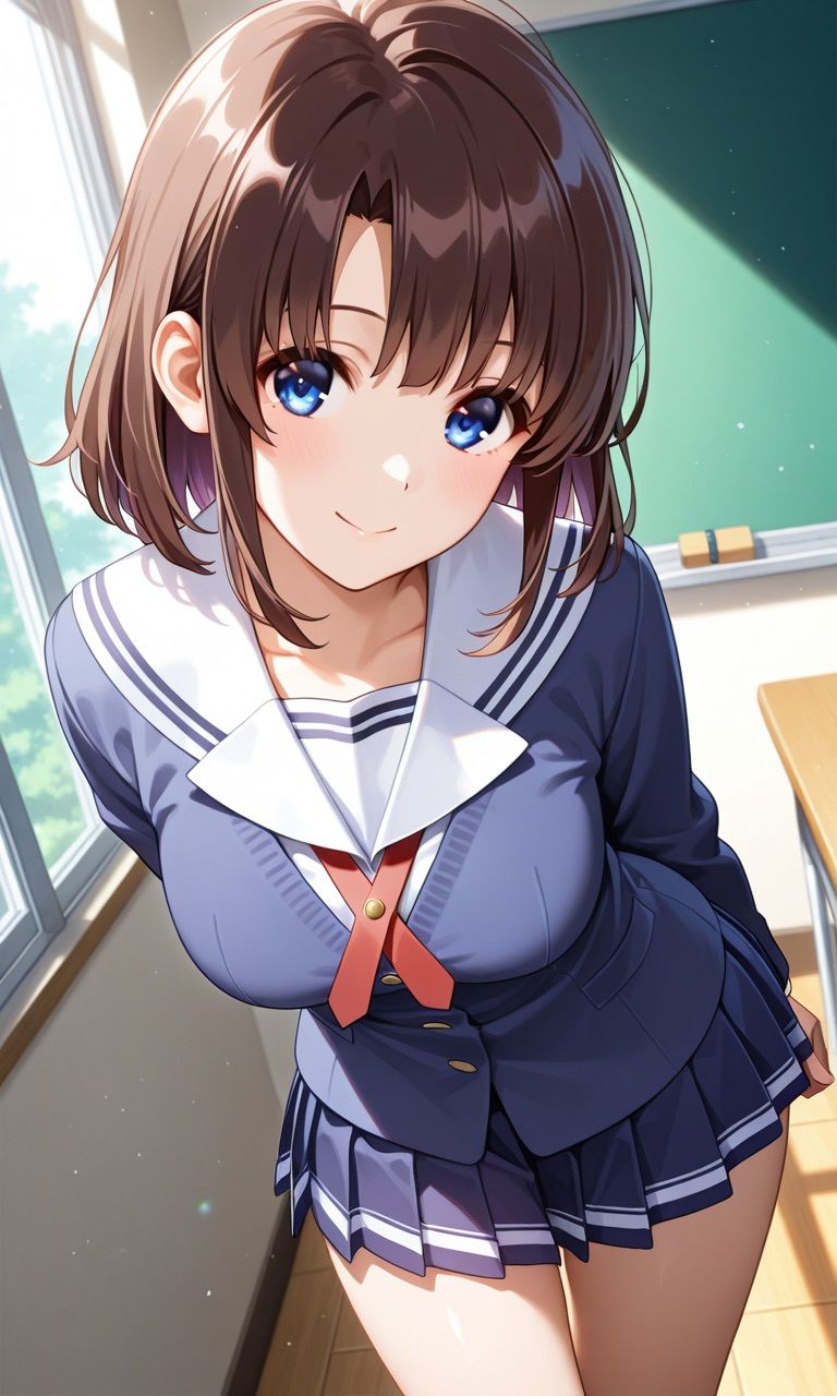 加◯恵の制服や半脱ぎやオールヌードやセ◯クスや束縛やフェ◯チオなどの叡智なイラストコレクション サンプル5ページ目