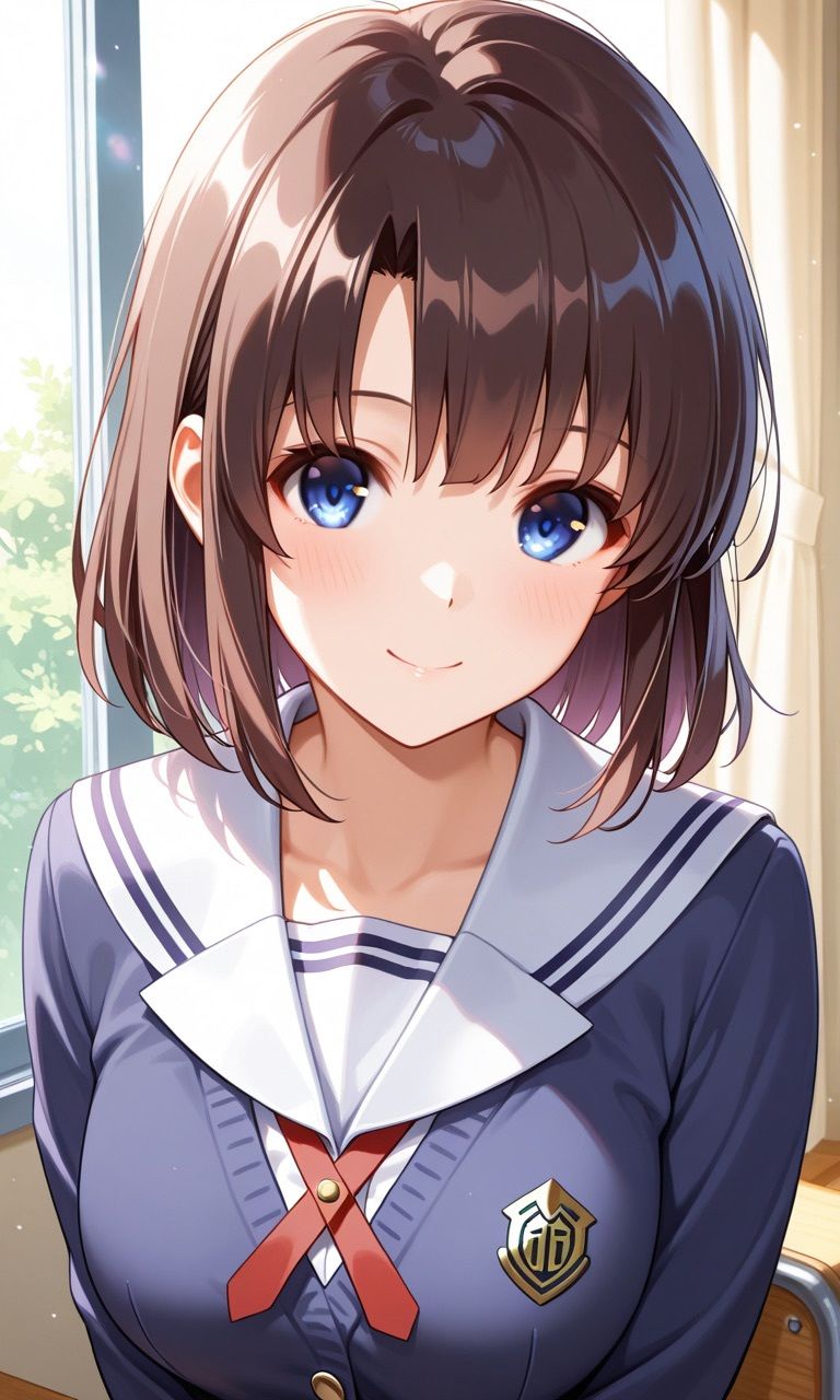 加◯恵の制服や半脱ぎやオールヌードやセ◯クスや束縛やフェ◯チオなどの叡智なイラストコレクション サンプル7ページ目