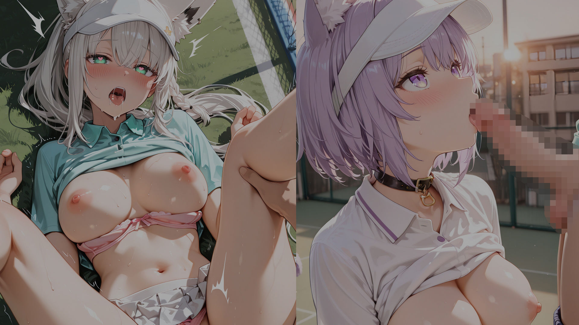 テニス部彼女と放課後えっち2〜夕暮れの青春性交〜    （ホ●ライブバージョン＋α） サンプル8ページ目