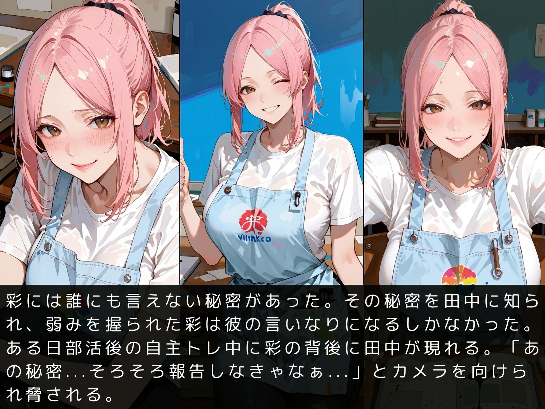 放課後の性指導 〜星乃彩の禁断の記録-部活編 サンプル4ページ目