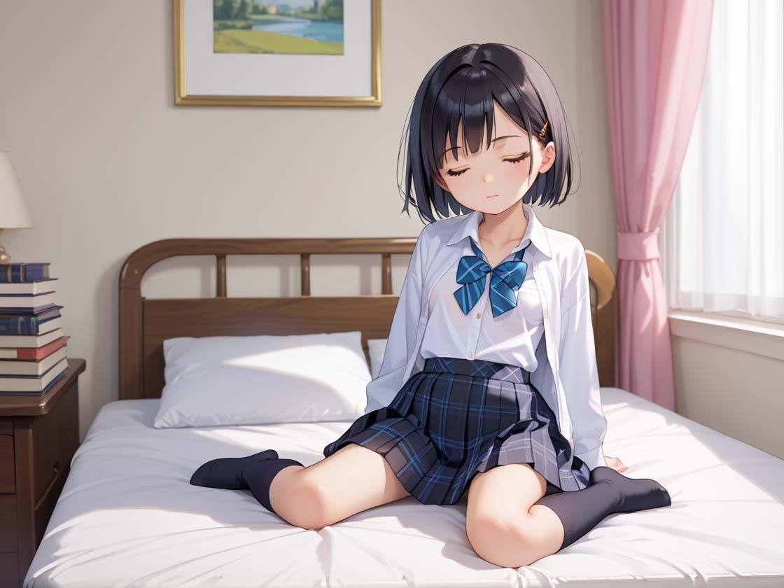 プチプチJ◯ちゃん〜身近な変態男たちにNTRされ大量中◯しされる…〜 サンプル4ページ目