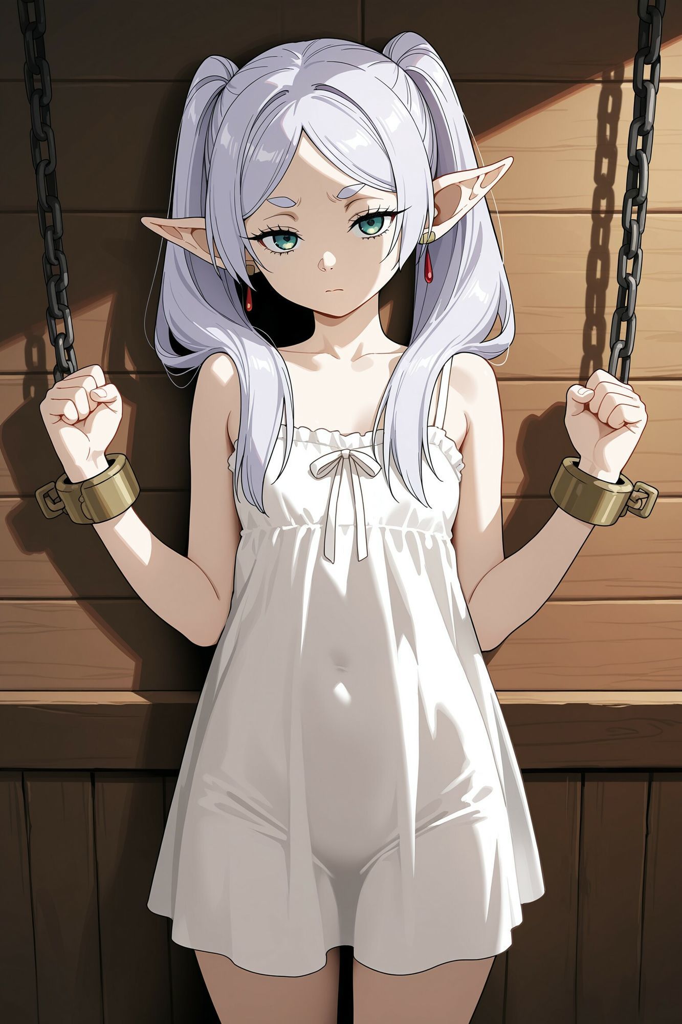 魔法使いの女達をビビらせて 言う事聞くまで尊厳破壊する話【葬送のフ◯ーレン篇】 サンプル1ページ目