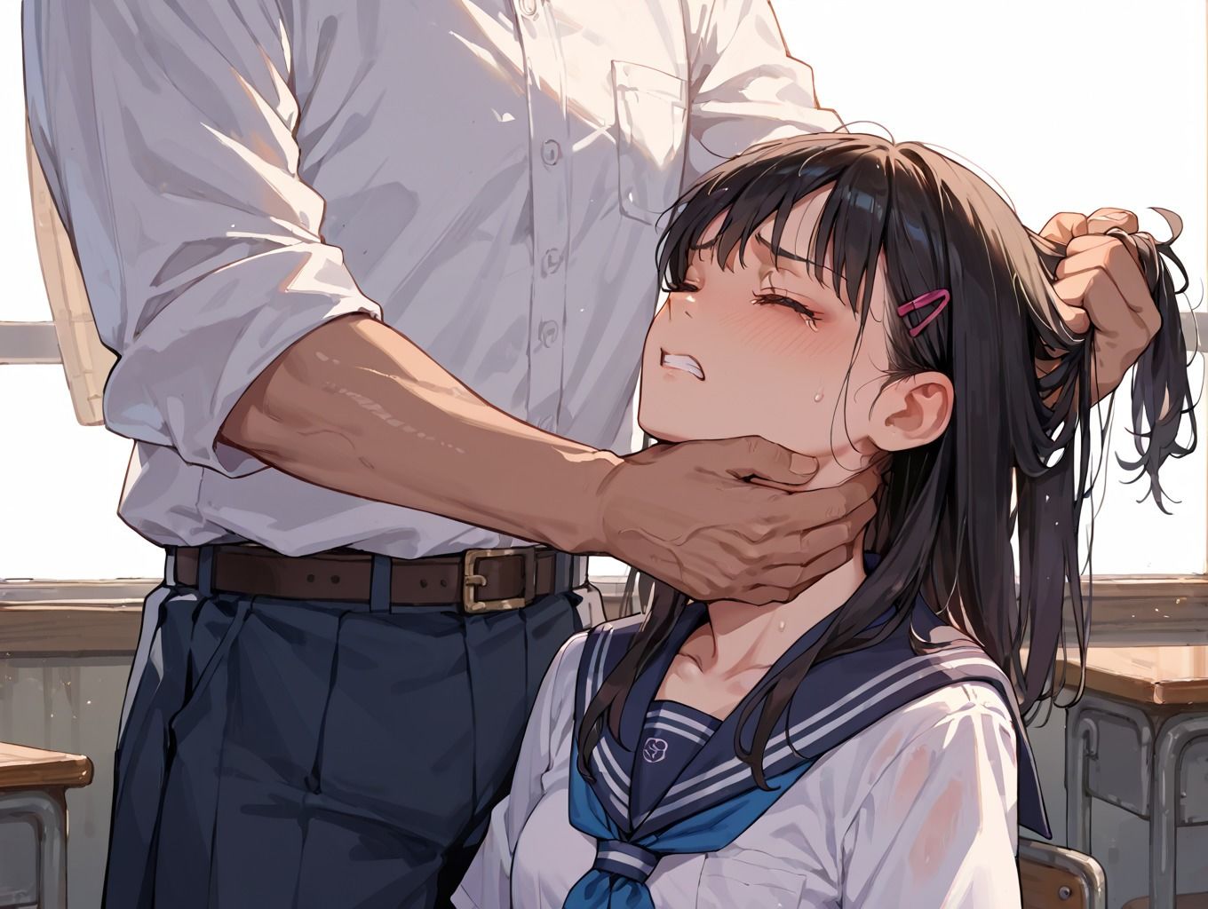 巨乳性処理肉便器 サンプル4ページ目