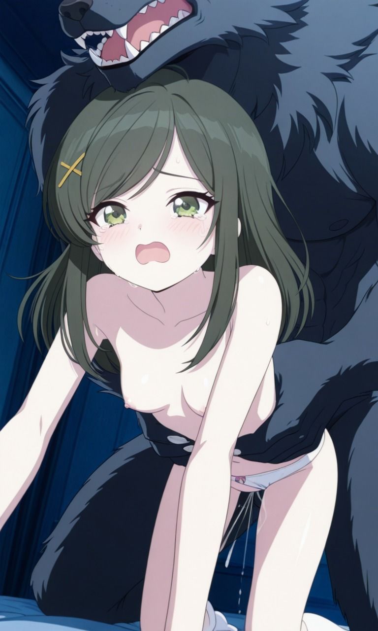 異種孕ませ陵●  橘百◯愛ちゃん サンプル3ページ目