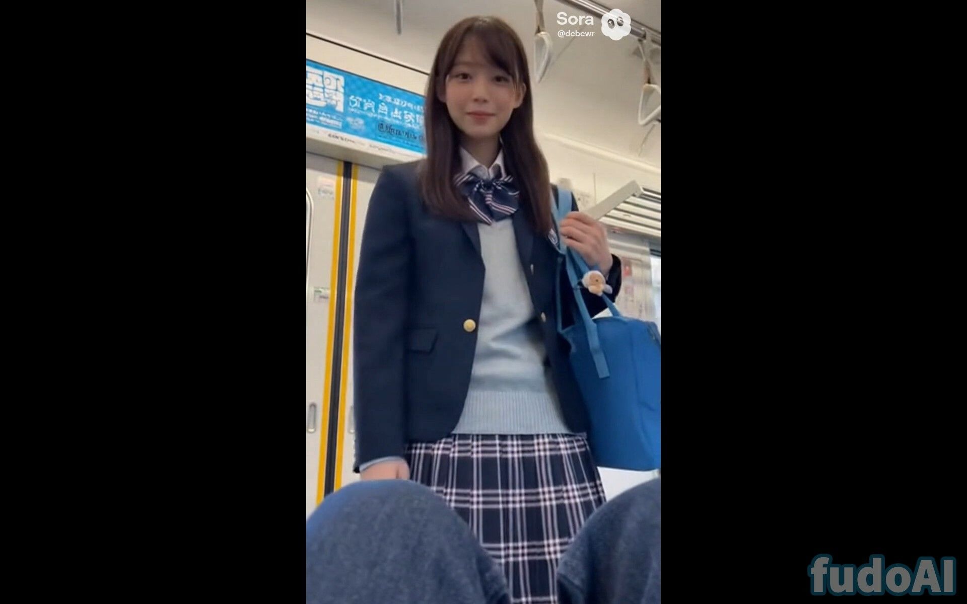 電車でお尻見せつけ女子〇生 サンプル7ページ目