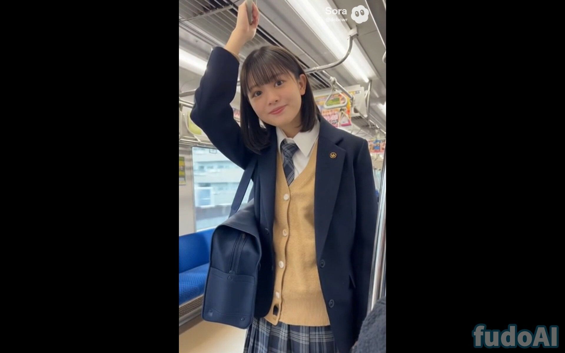 電車でお尻見せつけ女子〇生 サンプル9ページ目