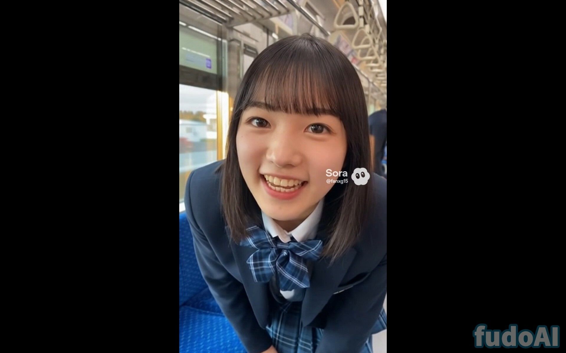 電車でお尻見せつけ女子〇生2 サンプル5ページ目