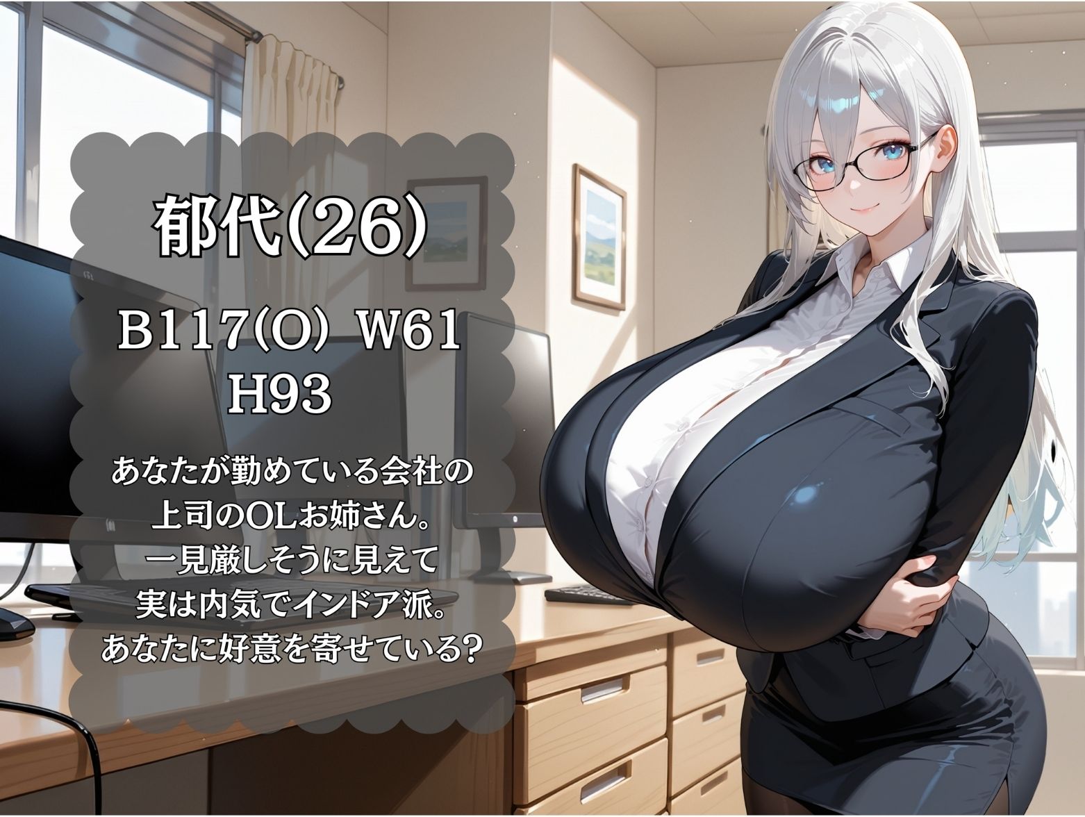 憧れのOL上司がエロ過ぎて理性が溶けるガチ恋 サンプル1ページ目