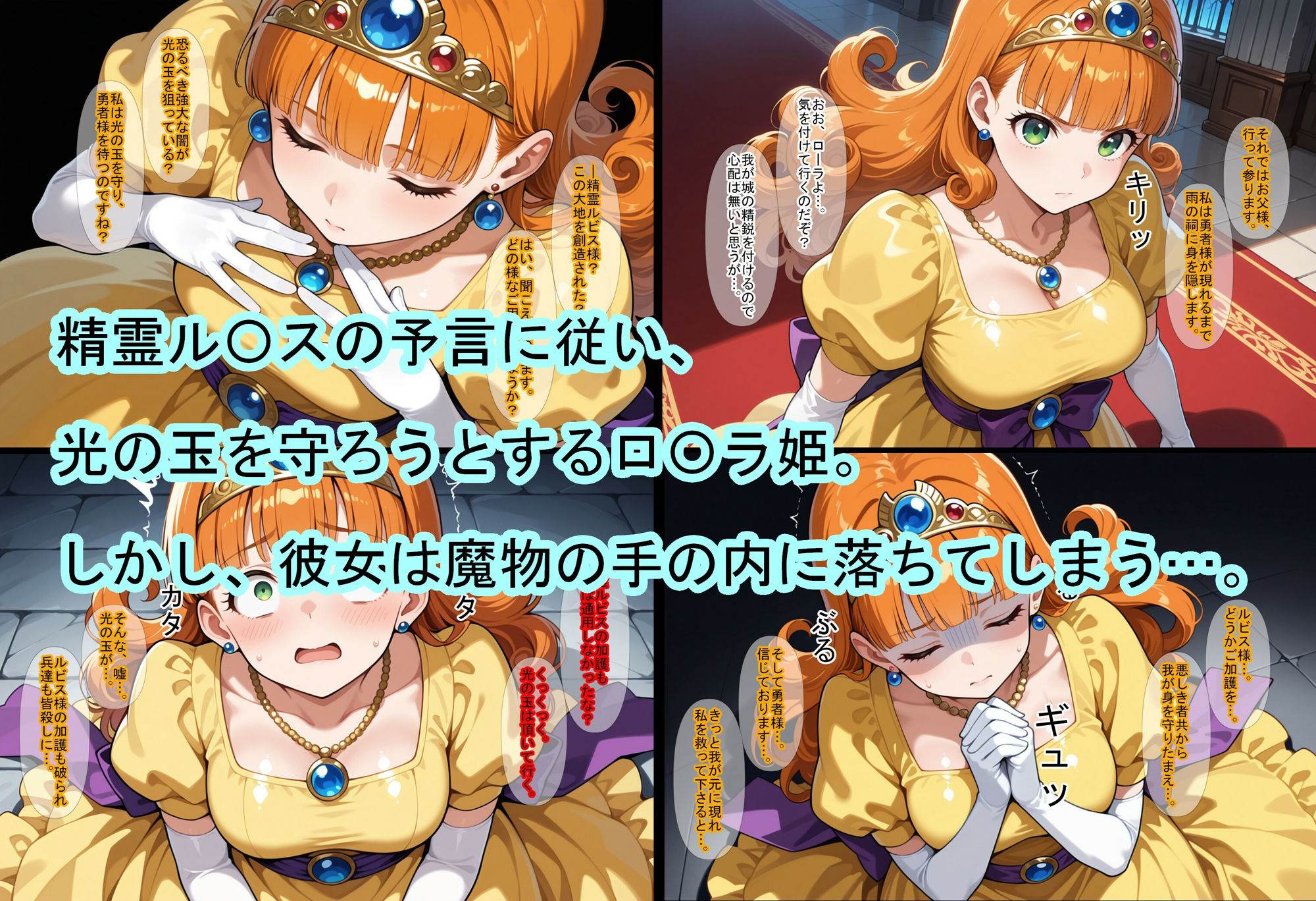 【ドラ〇エ1】100日後に死ぬ姫 サンプル1ページ目