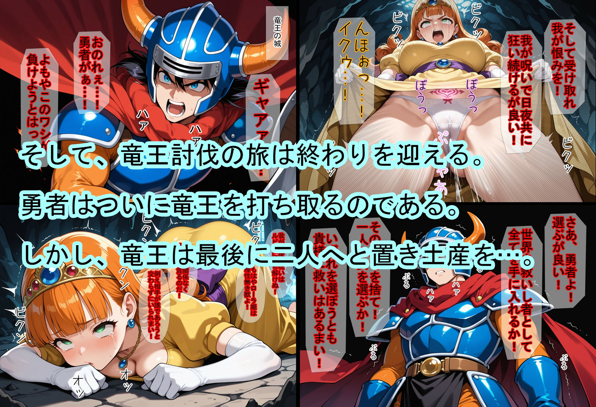 【ドラ〇エ1】100日後に死ぬ姫 サンプル6ページ目