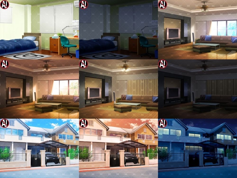 みにくる背景CG素材集『日常編』part23 サンプル2ページ目