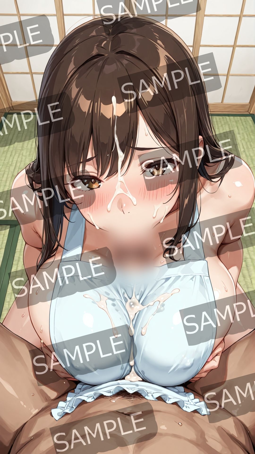 裸エプロンな女の子 サンプル1ページ目