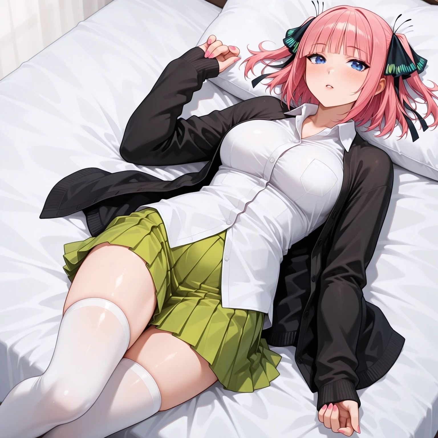 AIイラスト集  五等分のセフレ  総集編  五人分の、それぞれの放課後 サンプル3ページ目