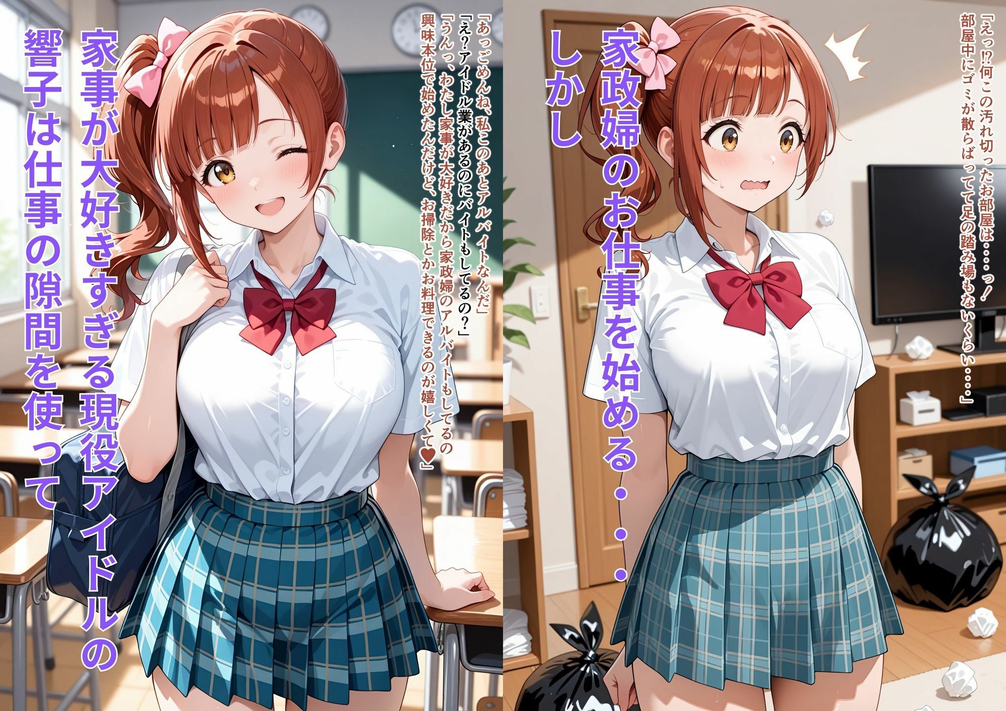 理想の嫁アイドル！？  あなたのお世話が大好きなんですっ サンプル1ページ目