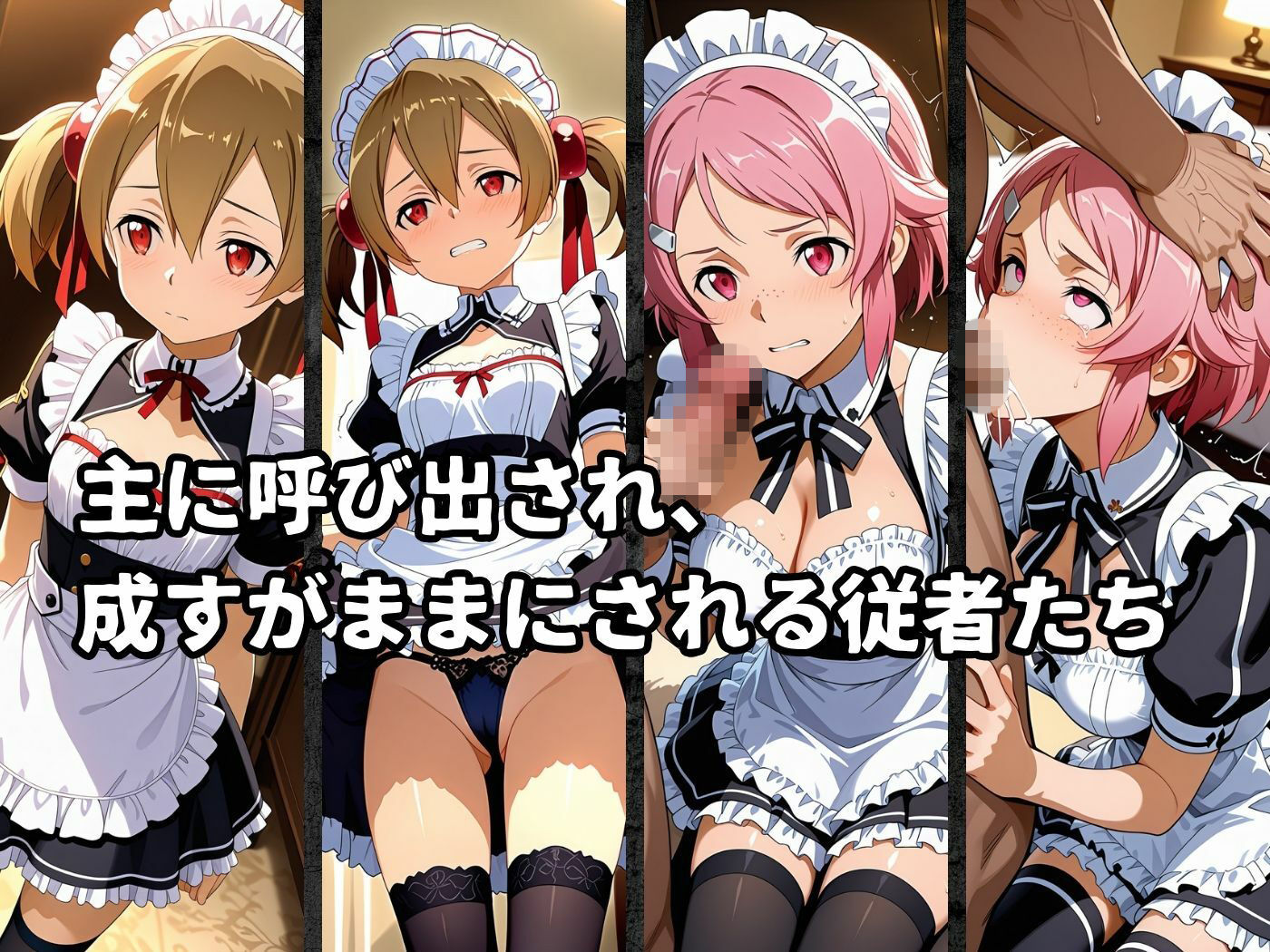 絶対従属誓約書 〜堕ちゆく従者たちの奉仕録〜【シ〇カ＆リ〇ベット編】 サンプル2ページ目
