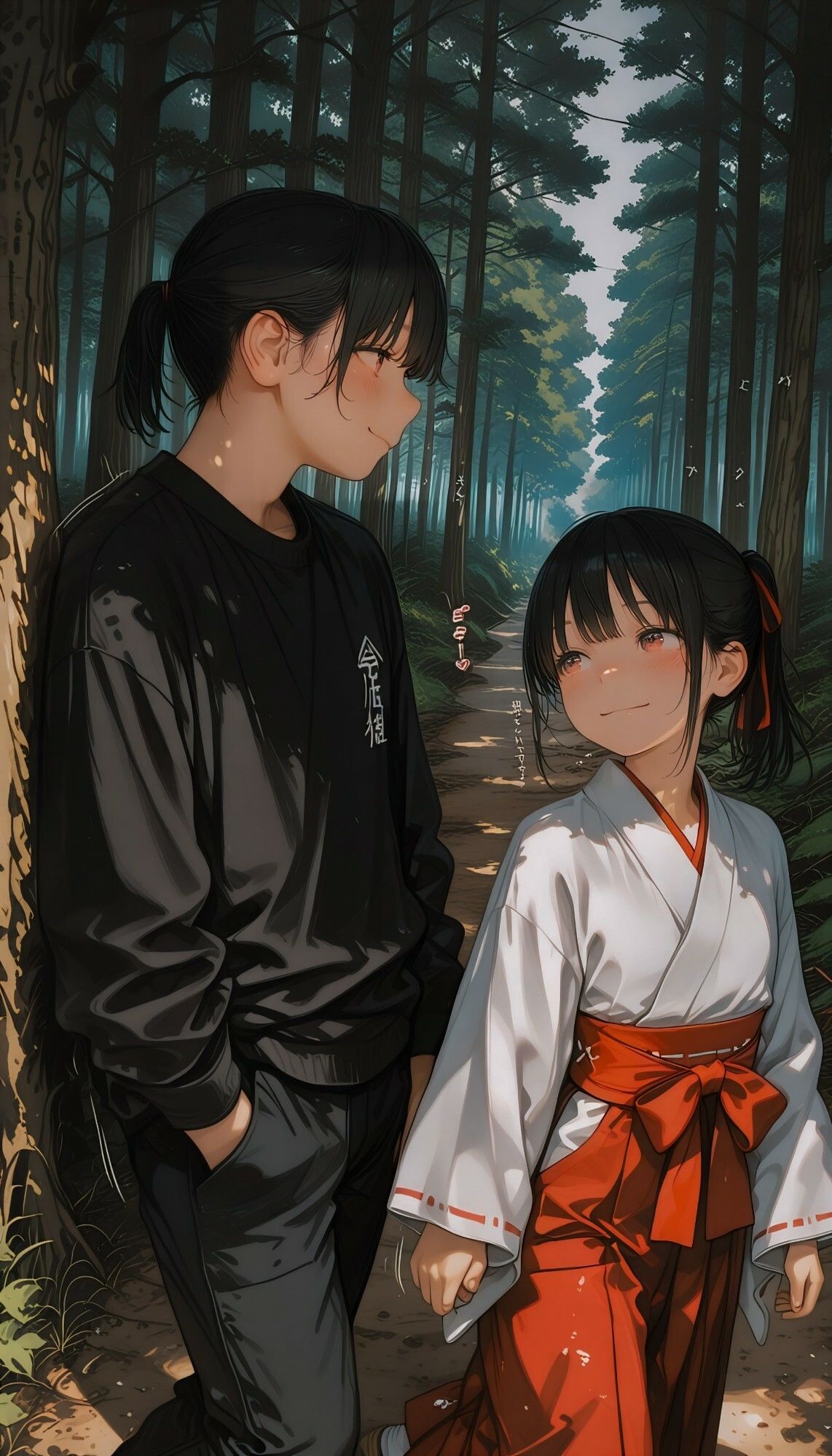 ついてる娘 巫女 サンプル3ページ目